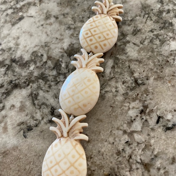 Anthropologie Pineapple Charm Necklace - Picture 8 of 9